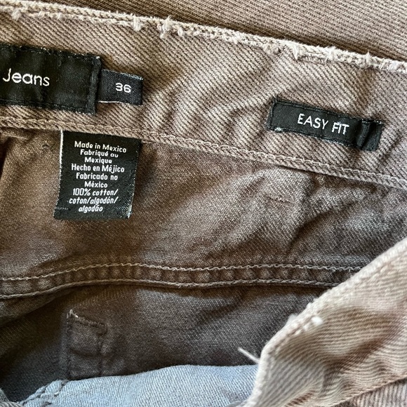 Calvin Klein Men’s Jeans 36x30 Easy Fit Zip Fly 
Grey - Picture 6 of 12